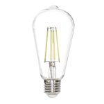 Bec LED, Sage, ST64 – White, 7 W, 6500K, 806 Lm, sticla