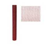 Decoratiune glitter structure, Decoris, 200×35 cm, poliester, rosu