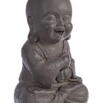 Decoratiune Happy Buddha, Bizzotto, 21x15x32 cm
