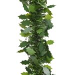 Ghirlanda decorativa Holly leaf, Decoris, 270 cm, PVC, verde