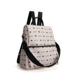 Rucsac, Lucky Bees, 920 White, piele ecologica, alb