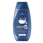 Sampon si Gel de Dus Schauma Kids cu Extract de Coacaze, 250 Ml