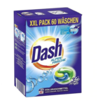 Detergent capsule pentru rufe universal Dash 3in1 Alpen Frische, 60 spalari