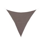 Parasolar triunghiular Sunshade, Bizzotto, 360 x 360 cm, poliester, grej