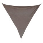 Parasolar triunghiular Sunshade, Bizzotto, 500 x 500 cm, poliester, grej