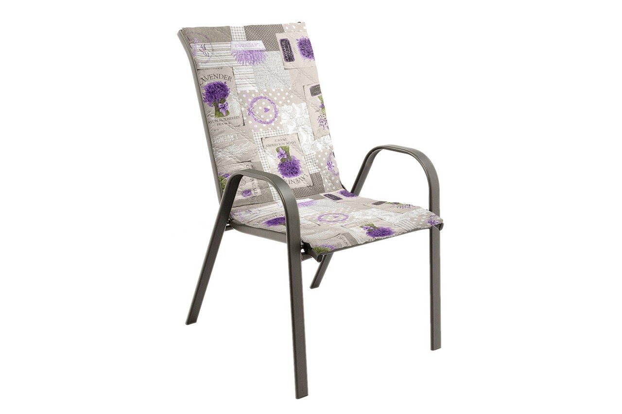 l perna scaun cu spatar alcam midsummer 105x48x3 cm microfibra matlasta lavanda