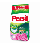 Detergent pudra automat Persil Professional Powder Rose 7 kg, rufe albe si colorate, 46 spalari