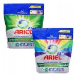 Pachet promotional 2 x Ariel All in One PODS pentru rufe albe si colorate, 2 x 45 capsule, 90 de spalari