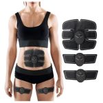 Pachet de sase kit de stimulare a vibratiilor pentru masaj muscular, multifunctional, setare personalizata, arderea grasimilor pentru bicepsi si brate din talie