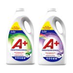 Pachet promotional 2x Detergent lichid, Professional A+ Ariel , pentru rufe albe si colorate, 200 spalari, 10 litri