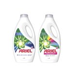 Pachet promotional 2 x Detergent de rufe lichid Ariel pentru rufe albe si colorate, 4 litri, 80 de spalari