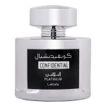 Apa de Parfum Confidential Platinum, Lattafa, Barbati – 100ml