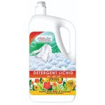 Detergent de rufe lichid economic pentru rufe albe si colorate spring Turbo Clean 5 Litri, 100 de spalari