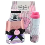 Set Washwashah, Lattafa, Femei, Apa de Parfum – 100ml + Deo – 50ml