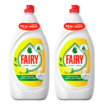 Pachet 2 x Detergent de vase Fairy Lemon, 1.6L