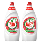Pachet 2 x Detergent de vase Fairy Pomegranate & Red Orange, 1.6L