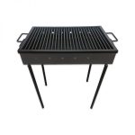 Gratar Big Family metalic solid, ușor de transportat, realizat din tablă foarte rezistentă 40×30 cm, Ideal pentru gătit în aer liber