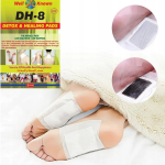 Set 8 Plasturi Detoxifiere Picioare DH-8 – Elimina Toxinele, Îmbunătățește Circulația și Redă Starea de Bine