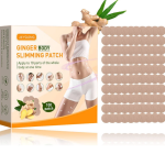 Set de 100 Plasturi de Slăbit cu Ghimbir – Ardere Grasimi si Detoxifiere Naturala | 100 Plasturi